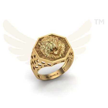 Lion Gold Ring