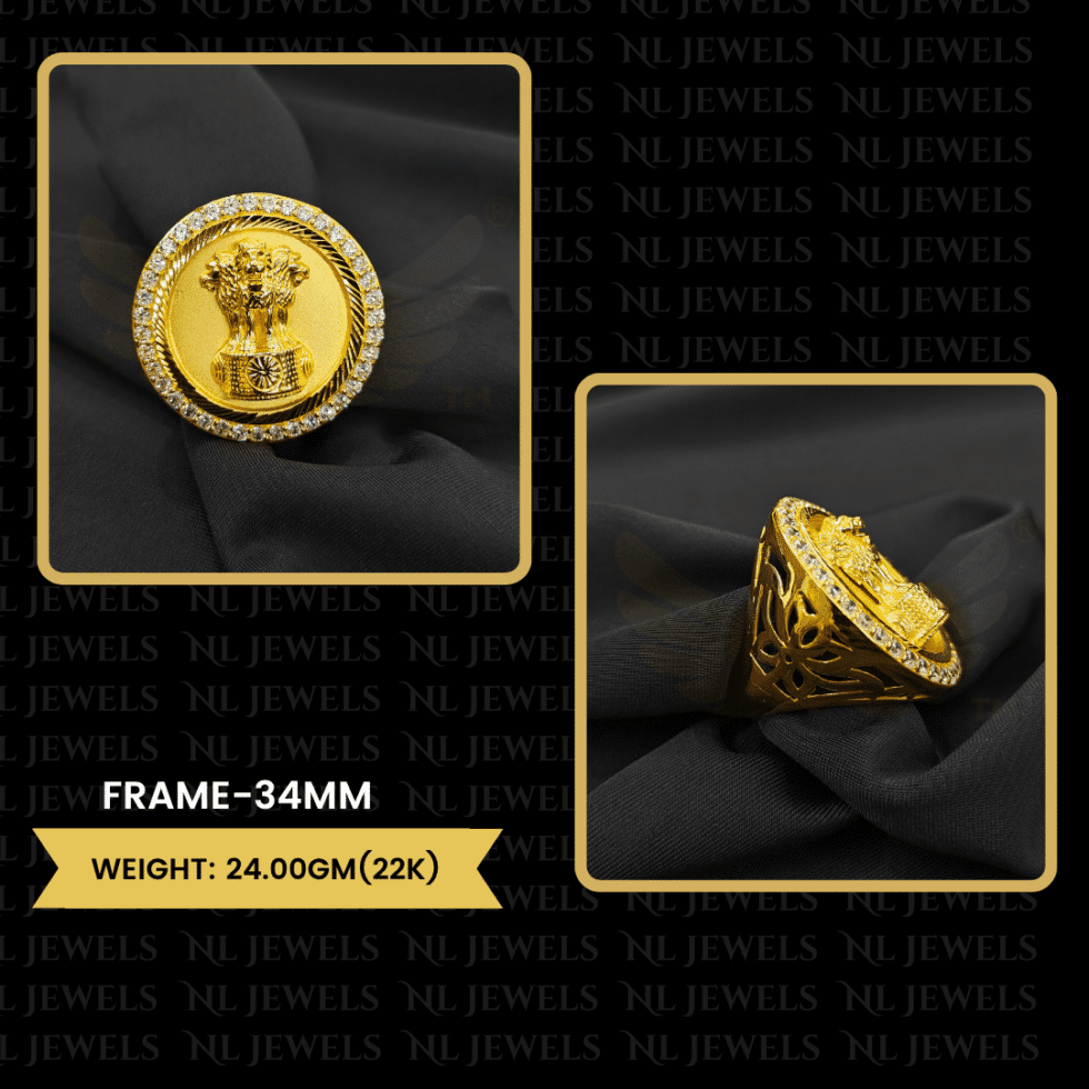India -ashoka emblem-rings