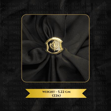 Royal Khanda 22kt Gold Ring for Men