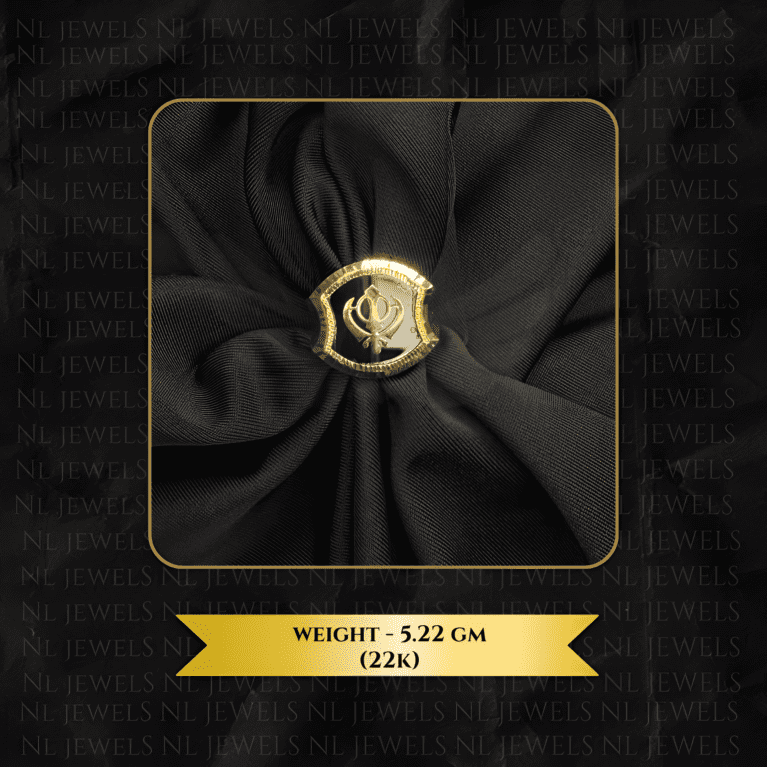 Royal Khanda 22kt Gold Ring for Men