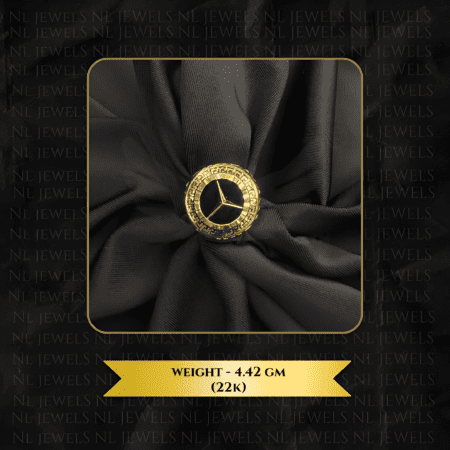 Elite Merc 22kt Gold Ring for Men