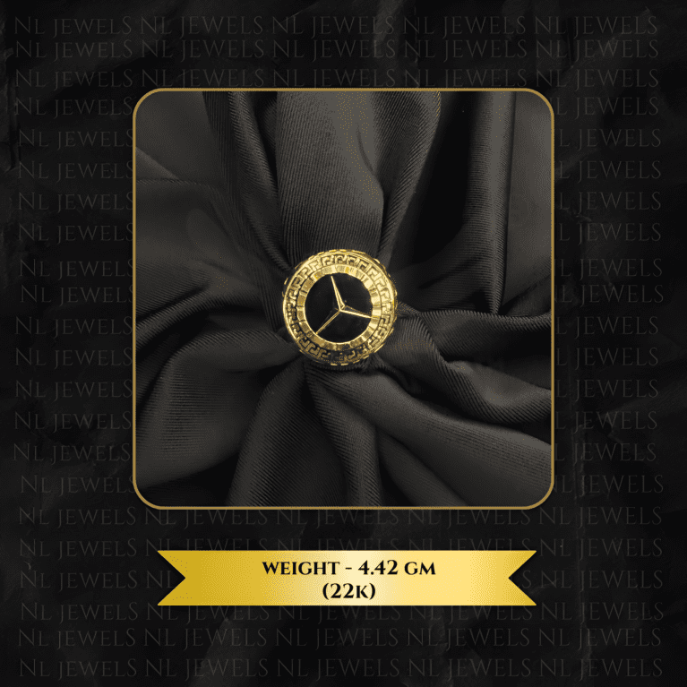 Elite Merc 22kt Gold Ring for Men