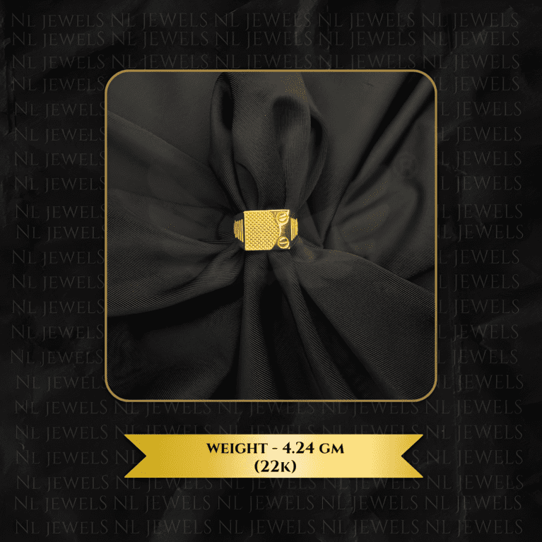 Bold Maverick 22kt Gold Ring for Men