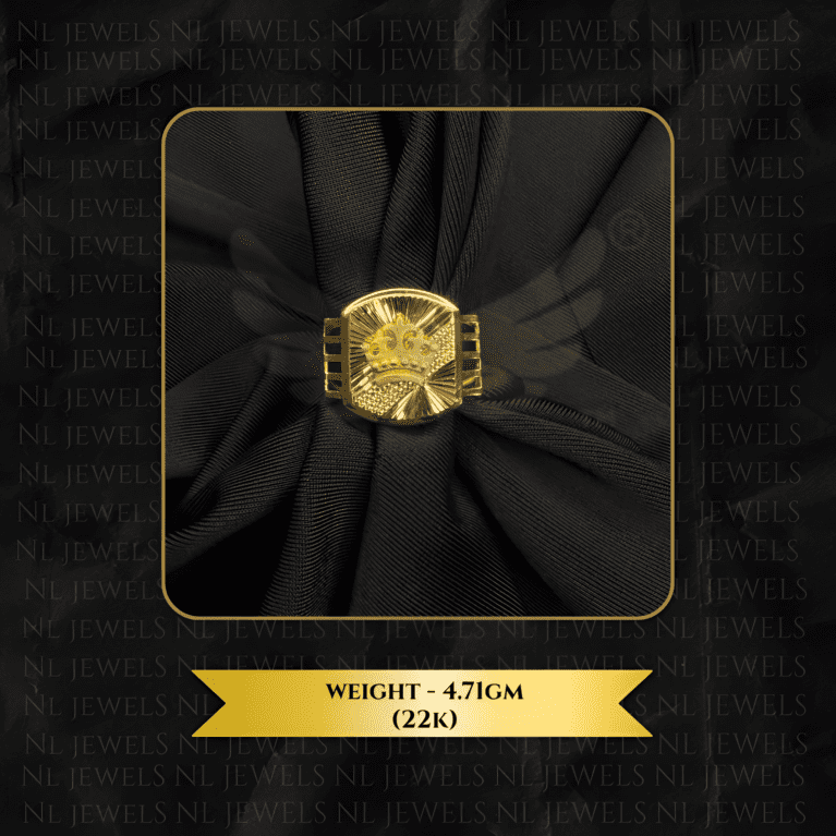 Imperial Blaze 22kt Gold Ring for Men